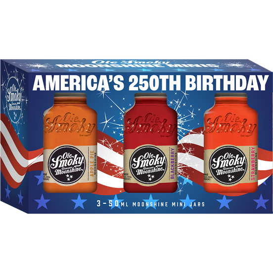 Ole Smoky 250th Birthday 3 Pack Mini