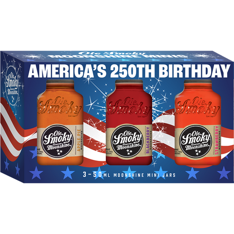 Ole Smoky 250th Birthday 3 Pack Mini