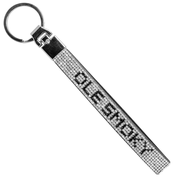 SILVER RHINESTONE WRISTLET KEYCHAIN (Copy), view 1