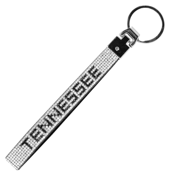 SILVER RHINESTONE WRISTLET KEYCHAIN (Copy), view 2