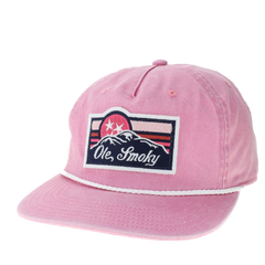 OS SCRIPT MOUNTAIN PATCH ROPE HAT - PINK