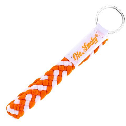 STRETCHY WRISTLET - ORANGE/WHITE