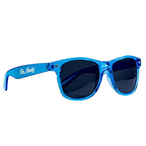 TRANSLUCENT SUNGLASSES - BLUE