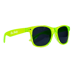 TRANSLUCENT SUNGLASSES -GREEN