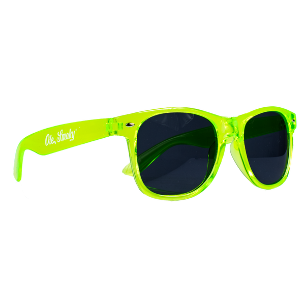 TRANSLUCENT SUNGLASSES -GREEN