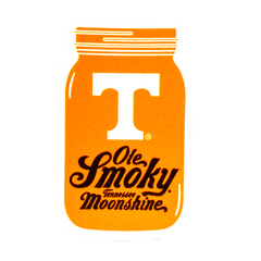 UT WOOD MASON JAR MAGNET