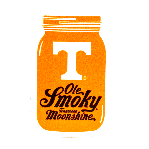 UT WOOD MASON JAR MAGNET, view 1