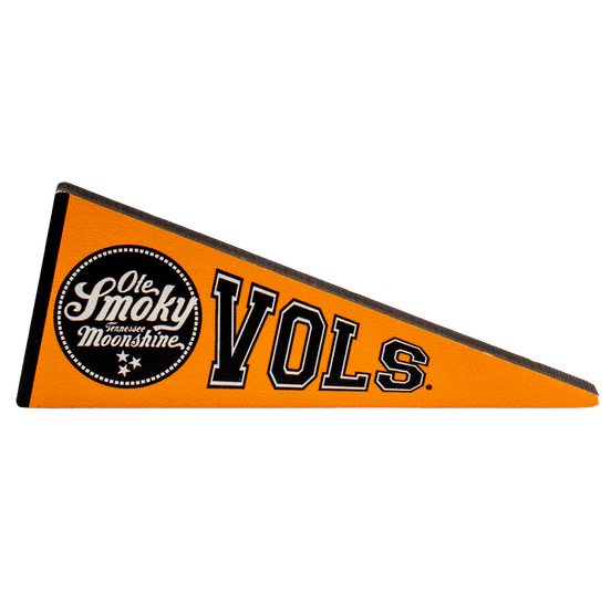 UT WOOD PENNANT MAGNET