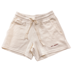 CORDED SHORTS - NATURAL