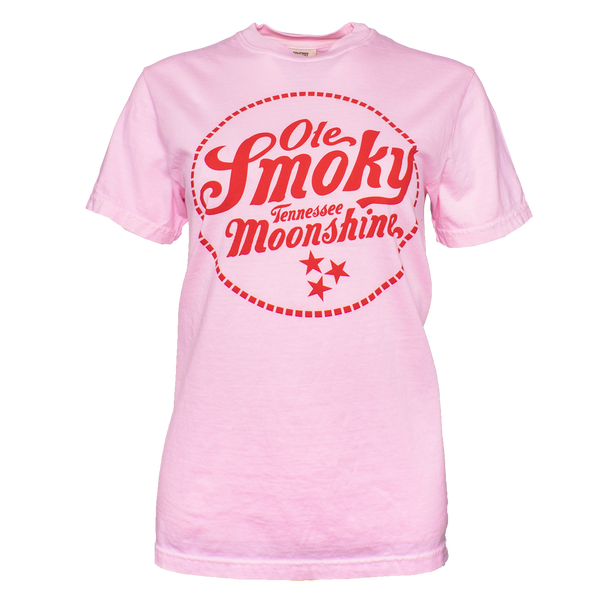 PINK LOGO TEE, view 1