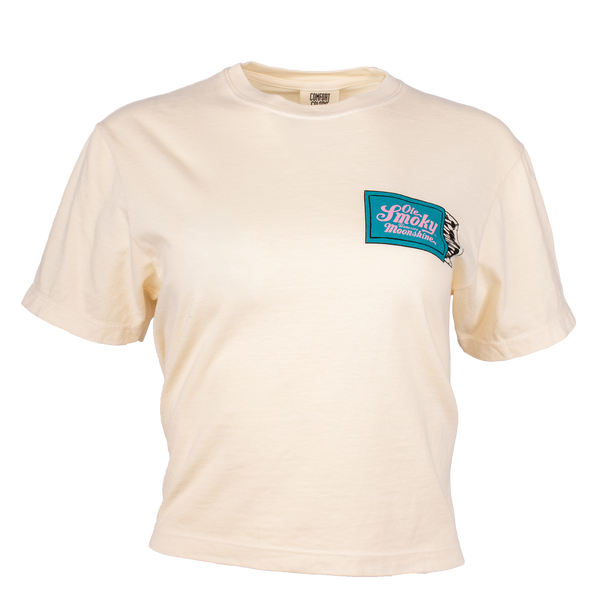 MATCHBOOK CROP TEE - IVORY, view 2