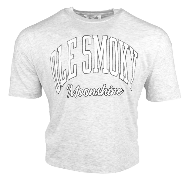 ARCH TEXT BOARDWALK TEE - STERLING HEATHER, view 1