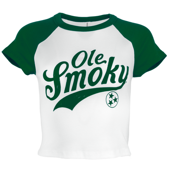 SWOOSH BABY RAGLAN TEE - WHITE/KELLY