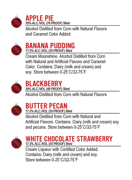 Moonshine Minis Candy Cane view 2