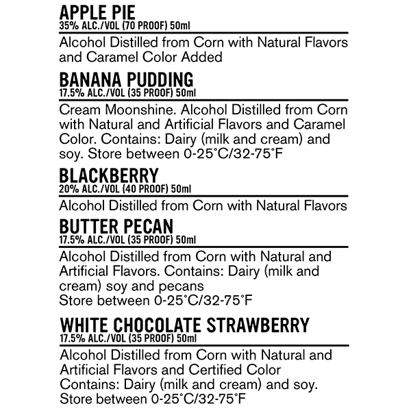 Ole Smoky Moonshine 5ct Mini view 2