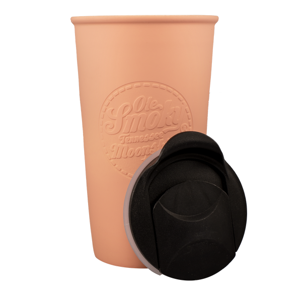 CORAL RUBBERIZED ETCH TUMBLER