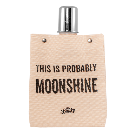 THIS IS PROBABLY MOONSHINE CANVAS FLASK