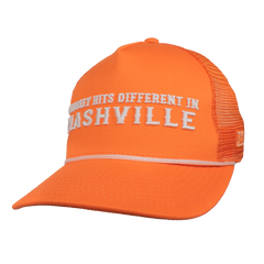 NASHVILLE WHISKEY HITS DIFFERENT ORANGE HAT
