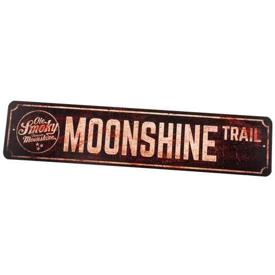 Moonshine Tin Trail Sign