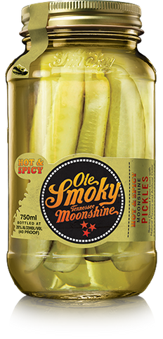 Hot & Spicy Moonshine Pickles